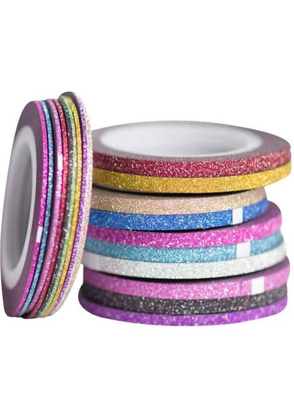 Lot Renk Fırçalama Glitter Washi Bant Seti Dıy Dekor Scrapbooking Sticker Maskeleme Kağıdı Dekorasyon Bandı Yapıştırıcı Okul Kaynağı (Yurt Dışından) modelleri