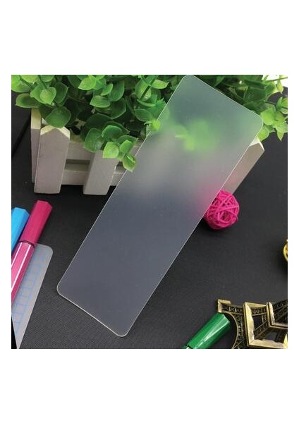 Beyaz 10 Adet Tarzı Lot 5*15CM Bant Dağıtıcı, Mat Pvc Washi Bantlar Organizatör Cetvel Araçları Sargı Bandı Kırtasiye (Yurt Dışından)