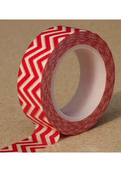 J Tarzı Yenı 1 Adet Dekoratif Noel ve Cadılar Bayramı Washi Bant Seti Pirinç Kağıdı Dıy Scrapbooking Yapışkan Maskeleme Bandı 1.5 cm * 10 M Kırtasiye (Yurt Dışından)
