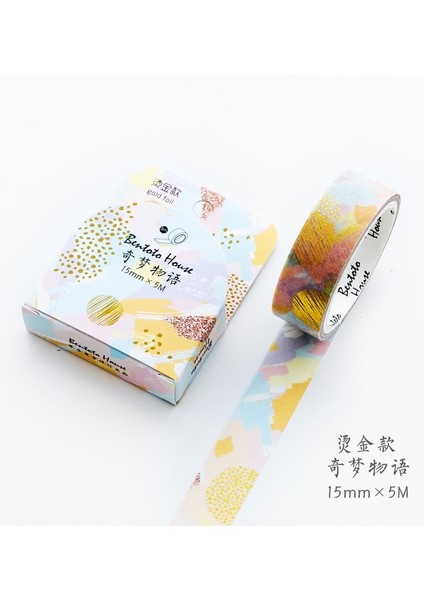 No.9 Tarzı Çeşitli Çiçekli Folyo Washi Bant Dıy Dekoratif Maskeleme Scrapbooking ve Telefon Dekorasyonu Için Yapışkan Yapışkan Bant (Yurt Dışından)