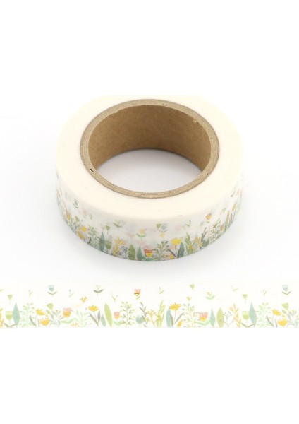 G195 Stili 1x Folyo Washi Bant 15MM * 10M Renkli Scrapbooking Araçları Sevimli Adhesiva Decorativa Japon Kırtasiye Washi Bantlar (Yurt Dışından)