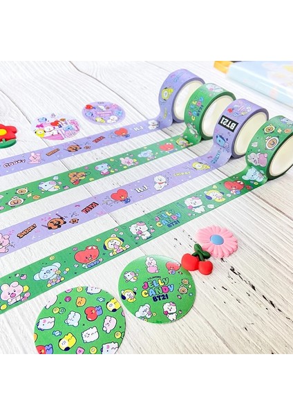 1 Stil 1 Adet Kawaii Washi Bant Scrapbooking Dıy Dekor Dergisi Kore Bant Sevimli Ayı Planlayıcısı Maskeleme Bandı Kağıt Günlüğü Kırtasiye Sticker (Yurt Dışından) fırsatları