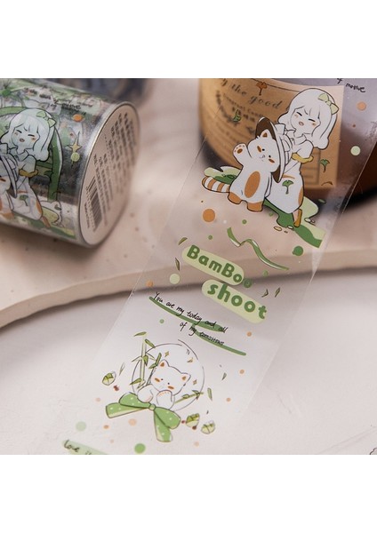 F Stili Kawaii Karikatür Hayvanlar Tavşan Köpek Maskeleme Washi Bant Sevimli Dekoratif Yapışkan Bant Diy Scrapbooking Sticker Etiket Kırtasiye (Yurt Dışından) indirimleri