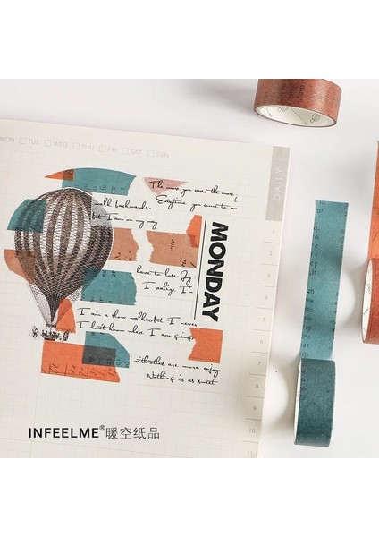 Bir Stil Ack Vinatge Izgara Washi Bant Yapışkan Bant Diy Scrapbooking Sticker Etiket Zanaat Maskeleme Bandı (Yurt Dışından) fırsatları