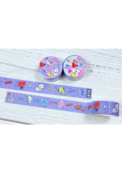 B 2 Tarzı 1 Adet Kawaii Washi Bant Scrapbooking Dıy Dekor Dergisi Kore Bant Sevimli Ayı Planlayıcısı Maskeleme Bandı Kağıt Günlüğü Kırtasiye Sticker (Yurt Dışından)