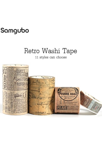 Ingilizce 35MM Stili M Beden Retro Washi Bant Seti Vintage Dekorasyon Scrapbooking Maskeleme Wasitape Dekoratif Yıkama Whasi Decorada Çıkartmalar Günlüğü (Yurt Dışından) fiyatları