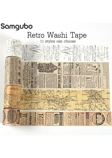 Aşk Mektubu 50MM Tarzı M Beden Retro Washi Bant Seti Vintage Dekorasyon Scrapbooking Maskeleme Wasitape Dekoratif Yıkama Whasi Decorada Çıkartmalar Günlüğü (Yurt Dışından) indirimleri