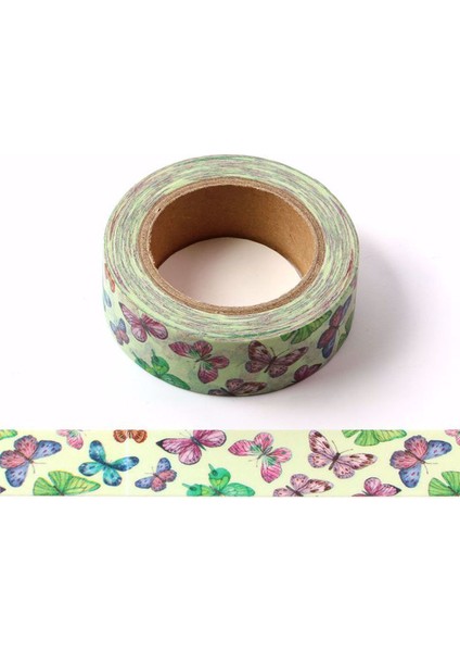 B139 Stili B03-B Kawaii Karikatür Dekorasyon Bandı Kağıt Washi Maskeleme Bandı Yaratıcı Scrapbooking Kırtasiye Okul Malzemeleri (Yurt Dışından)