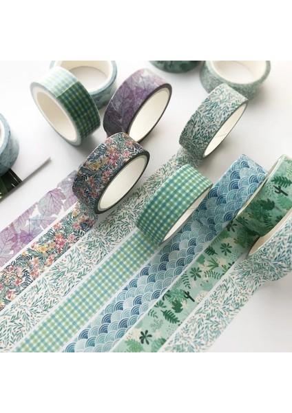 Q Stili 18 Stil Washi Bant Sevimli Dekoratif Yapışkan Bant Dıy Çıkartmalar Için Maskeleme Bandı Scrapbooking Okul Kırtasiye Bandı (Yurt Dışından)