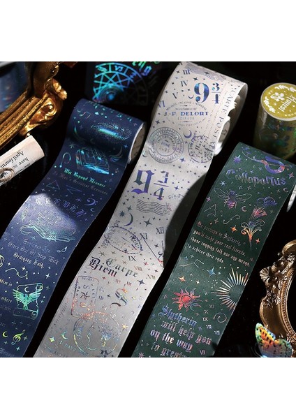 Bir Stil Magic Constellation Washi Bantlar Japon Maskeleme Dekoratif Bantlar Diy El Sanatları Sanat Dergisi Planlayıcıları Scrapbooking Yapıştırıcı Için (Yurt Dışından)