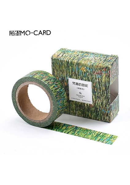 E Stili Van Gogh Boyama Washi Bant Dıy Scrapbooking Dekoratif Maskeleme Bandı Okul Ofis Tedarik Escolar Papelaria (Yurt Dışından)
