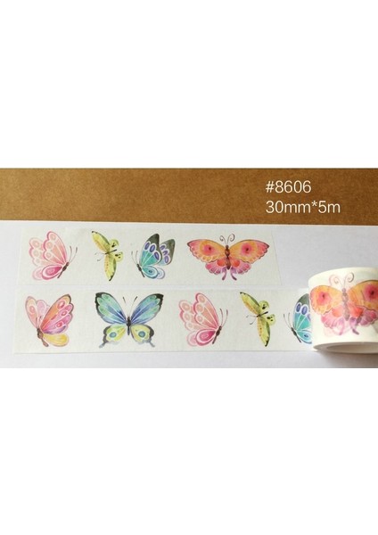 NO.8569 Tarzı Washi Bant, Techo Bant, Dıy Zanaat Maskeleme Bandı, Karalama Defteri Günlüğü Hediye, Birçok Kupon ve Çiçek Desenleri. Sıcak ve Satış, 8410 (Yurt Dışından)