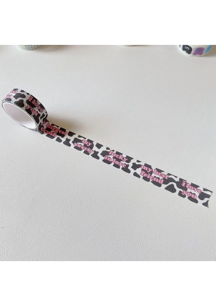 G Tarzı Kawaii Washi Bant Scrapbooking Dıy Dekor Dergisi Kore Bant Sevimli Ayı Planlayıcısı Maskeleme Bandı Kağıt Günlüğü Kırtasiye Sticker (Yurt Dışından)