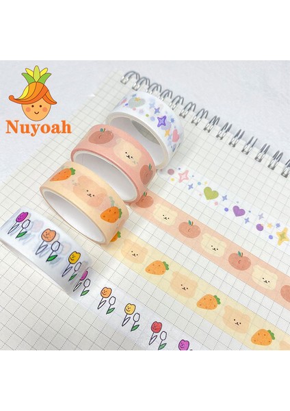 G Tarzı Kawaii Washi Bant Scrapbooking Dıy Dekor Dergisi Kore Bant Sevimli Ayı Planlayıcısı Maskeleme Bandı Kağıt Günlüğü Kırtasiye Sticker (Yurt Dışından) fiyatları
