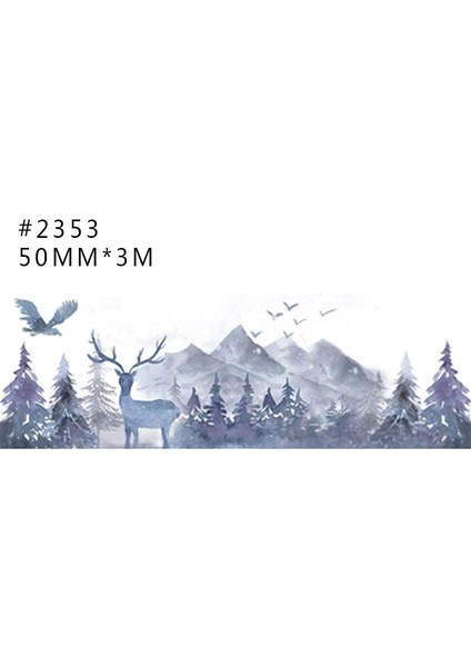 NO.2353 Tarzı S Beden Jiataihe Washi Bant Haritası Scrapbooking Kawaii Dekore Edilmiş Eski Altın Maskeleme Bandı Diy Harita, Ingilizce 1 Rollslot (Yurt Dışından)