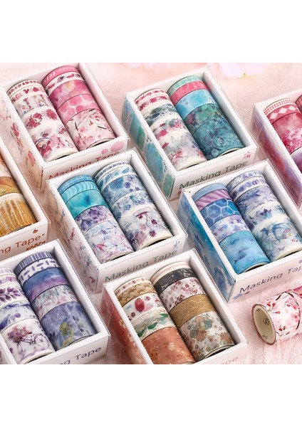 Ben Stil S Beden Washi Bant Seti Etiketler Scrapbooking Maskeleme Yıkama Bantları Washitape Ocean Fita Adesiva Cinta Adhesiva Decorativa Çiçek (Yurt Dışından) fiyatları