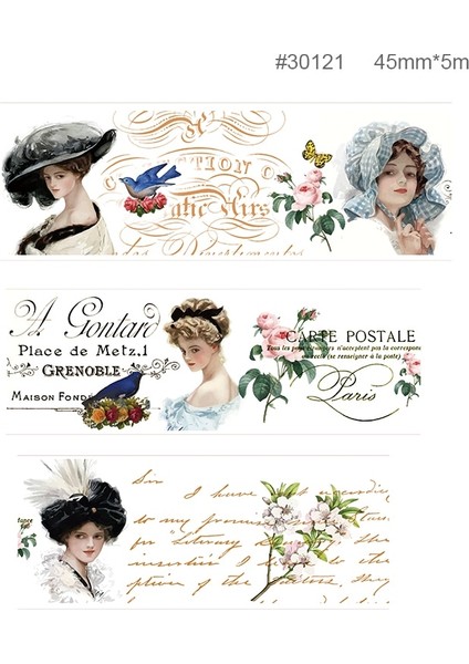 NO.8634 Stili Washi Bant, Techo Bant, Dıy Zanaat Maskeleme Bandı, Karalama Defteri Günlüğü Hediye, Birçok Kupon ve Çiçek Desenleri. Sıcak Satış, 6056 (Yurt Dışından) modelleri