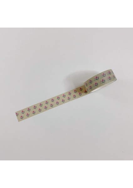 1 Adet Bir Stil Ins Sıcak Lale Alfabesi Aşk ve Kağıt Yapışkan Bant Aşk Çiçek Kawaii Kore Washi Bant El Hesabı Dekoratif Bant Kırtasiye (Yurt Dışından)