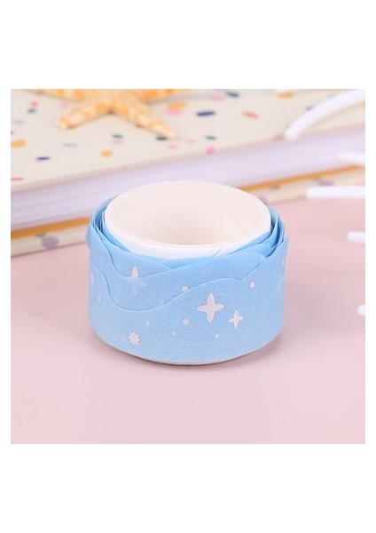 No.10 Tarzı Mınkys Kawaii 5 M Kalp Bulut Washi Maskeleme Bandı Scrapbooking Dergisi Dekoratif Yapışkan Bant El Kitabı Malzeme Kırtasiye (Yurt Dışından)