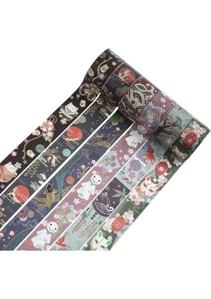 Xi Yu Et Altın Varak Washi Bant Eski Japon Gümrük Dekoratif Bant Maskeleme Bandı Sticker Scrapbooking Günlüğü Kırtasiye (Yurt Dışından) modelleri