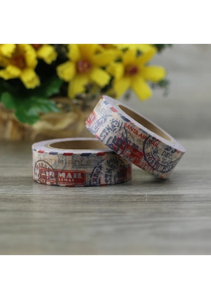 Vintage Damga Bullet Dergisi Washi Bant Yapışkan Bant Dıy Scrapbooking Sticker Etiket Japon Kırtasiye (Yurt Dışından) modelleri