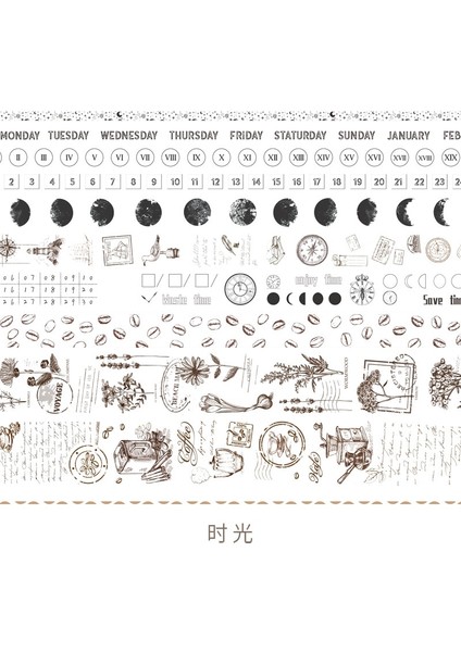 D Stili 10 Rollsbox Sevimli Washi Bant Seti Günlüğü Scrapbooking Dekoratif Maskeleme Bandı Günlük Bant Okul Kırtasiye Sanat Malzemeleri (Yurt Dışından)