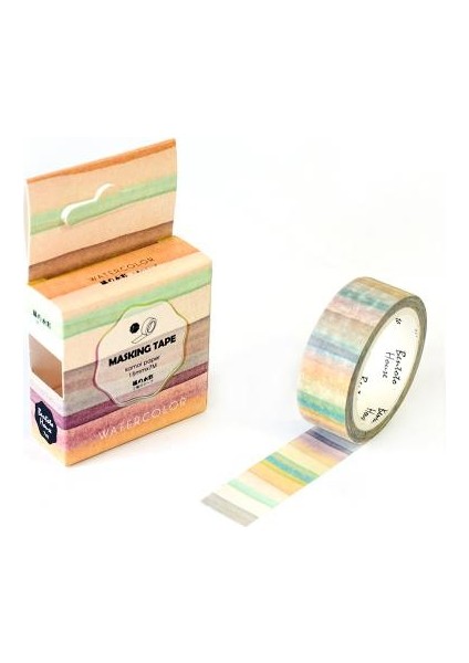 x Stili Donut Sakura Tüy Dekoratif Washi Bant Yapışkan Bant Dıy Scrapbooking Etiket Etiket Maskeleme Bandı (Yurt Dışından)