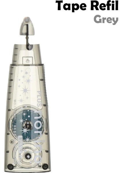 Gri Bant Doldurma Stili 1 Adet 6mm x 8m Doldurulabilir Dağıtım Noktaları Çubuk Rulo Çift Taraflı Yapıştırıcı Tutkal Bant Dağıtıcı Karalama Defteri Dekorasyon Kırtasiye (Yurt Dışından)
