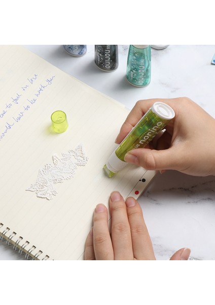 Gri Bant Doldurma Stili 1 Adet 6mm x 8m Doldurulabilir Dağıtım Noktaları Çubuk Rulo Çift Taraflı Yapıştırıcı Tutkal Bant Dağıtıcı Karalama Defteri Dekorasyon Kırtasiye (Yurt Dışından) indirimleri