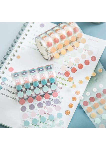D Stili Journa * 3 M Nokta Washi Bant Günlüğü Scrapbooking Dıy Deco Önemsiz Dergisi Yaratıcı Kırtasiye Okul Malzemeleri Maskeleme Bantları (Yurt Dışından) indirimleri