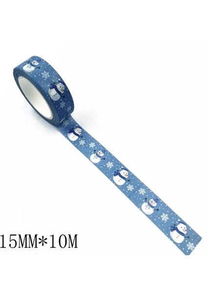 Ben Stil Ristmas Washi Bantlar Kar Tanesi Ren Geyiği Çizgili Kawaii Maskeleme Bantları Çıkartmalar Kırtasiye Scrapbooking Okul Malzemeleri (Yurt Dışından)