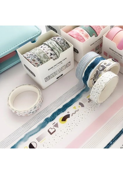 J Tarzı Ack Renkli Rüya Dünyası Washi Bant Diy Scrapbooking Sticker Etiket Maskeleme Bandı Okul Ofis Tedarik (Yurt Dışından)