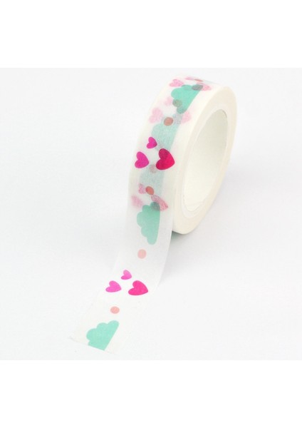 Numara. 582 Tarzı 10M Dekor Sevimli Japon Kağıt Sevgililer Washi Bant Kalpler Seti Bakır Folyo Siyah Dıy Planlayıcısı Maskeleme Bantları Okul Ofis Malzemeleri (Yurt Dışından)
