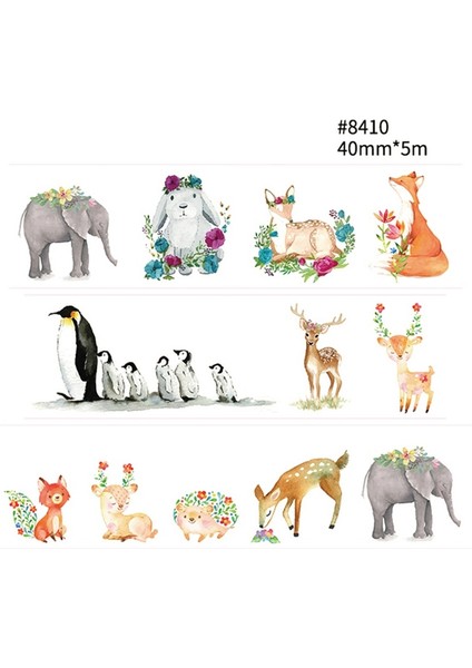 NO.30042 Tarzı Washi Bant, Techo Bant, Dıy Zanaat Maskeleme Bandı, Karalama Defteri Günlüğü Hediye, Birçok Kupon ve Çiçek Desenleri. Sıcak ve Satış, 8410 (Yurt Dışından)