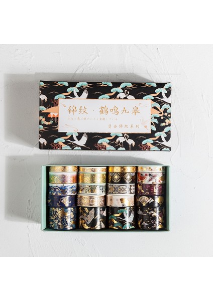 D Stili Et Retro Ilahi Altın Washi Bant Seti Yapışkan Bant Dıy Scrapbooking Sticker Etiket Japon Kırtasiye (Yurt Dışından) fiyatları