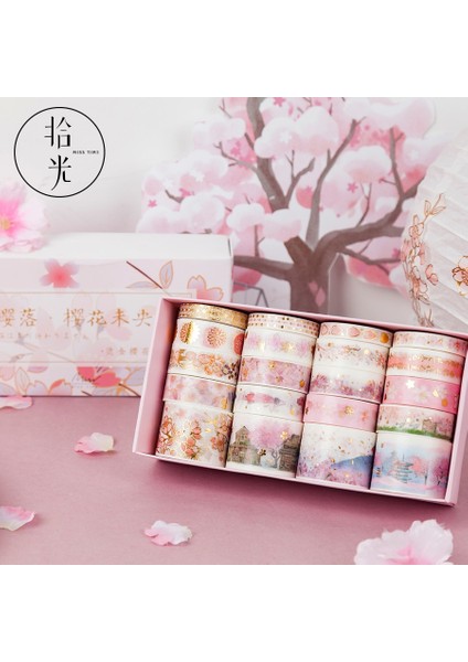 D Stili Et Retro Ilahi Altın Washi Bant Seti Yapışkan Bant Dıy Scrapbooking Sticker Etiket Japon Kırtasiye (Yurt Dışından) modelleri