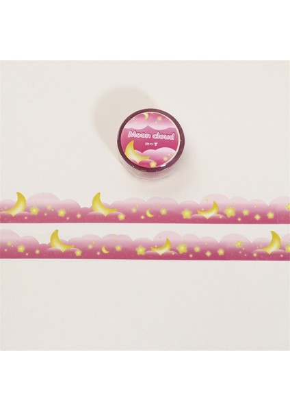 No.9 Tarzı 5m Yıldızlı Gökyüzü Bulut Perde Washi Maskeleme Bandı Scrapbooking Dergisi Dekoratif Yapışkan Bant Dıy Günlüğü Albümü Malzeme Kırtasiye (Yurt Dışından)