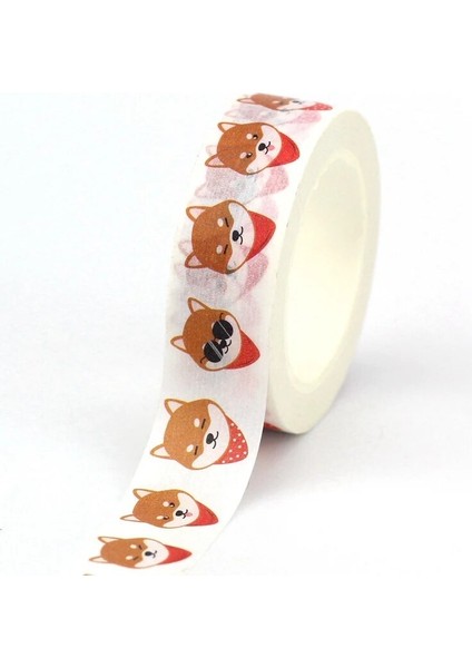 980 Tarzı Yeni M Dekoratif Sevimli Kediler ve Köpekler Scrapbooking Bullet Dergisi Hayvan Kırtasiye Için Kağıt Washi Bant Maskeleme Seti (Yurt Dışından)