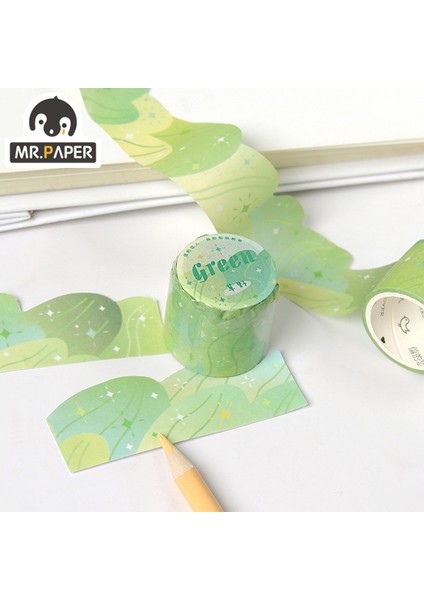 F Stili Mr. Kağıt 8 Tasarım Mektupları Severler Arayan Serisi Washi Bant Dıy Yazma Basit Yıkama Bandı Dekoratif Etiket Craft Bant (Yurt Dışından)