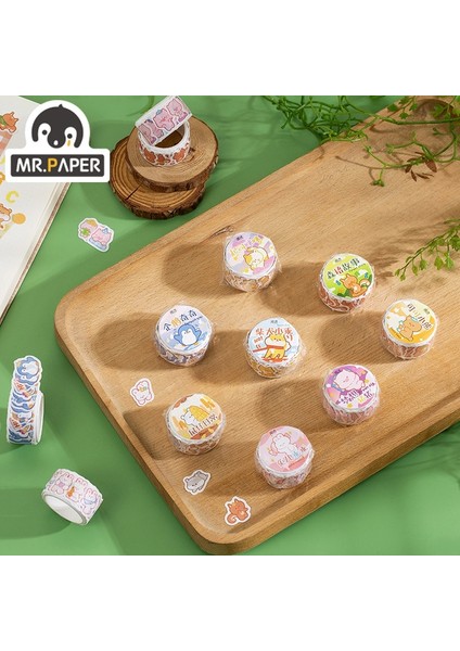 F Stili Mr.paper 8 Tasarım Hayvanat Bahçesi Serisi Karikatür Uzun Bağımsız Bant El Hesabı Dıy Dekorasyon Malzemeleri Of Die-Cut Bant Eces (Yurt Dışından) modelleri