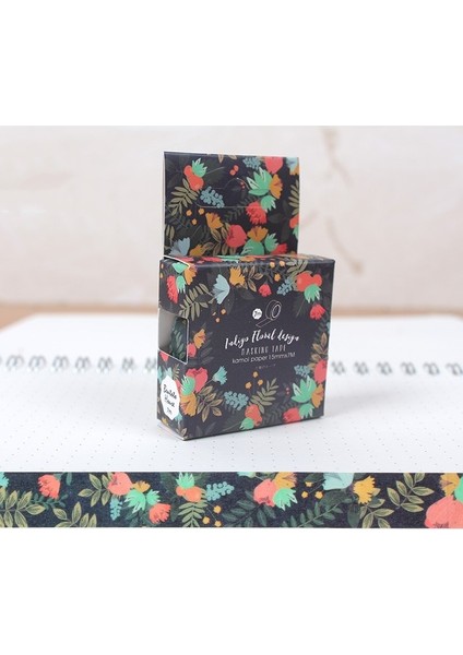 Y Tarzı Donut Sakura Tüy Dekoratif Washi Bant Yapışkan Bant Dıy Scrapbooking Etiket Etiket Maskeleme Bandı (Yurt Dışından)