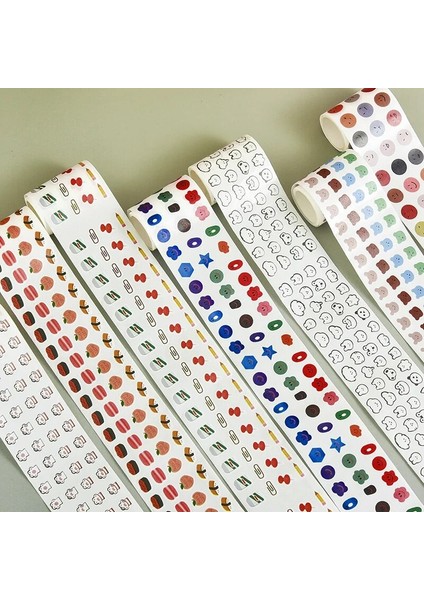 Bir Stil 8 Stil Kawaii Maskeleme Bandı Dekoratif Washi Bant Sevimli Küçük Çıkartmalar Günlüğü Defter Scrapbooking Kırtasiye Okul Ofisi (Yurt Dışından) indirimleri