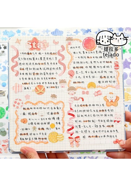 Washi Kağıt A Stili Sevimli Yay Şerit Yıldız Maskeleme Washi Bant Dekoratif Yapışkan Bant Diy Scrapbooking Sticker Etiket Kırtasiye Dergisi Planlayıcısı (Yurt Dışından) fırsatları