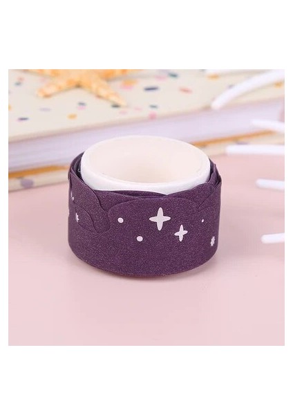 No.9 Tarzı Mınkys Kawaii 5 M Kalp Bulut Washi Maskeleme Bandı Scrapbooking Dergisi Dekoratif Yapışkan Bant El Kitabı Malzeme Kırtasiye (Yurt Dışından)