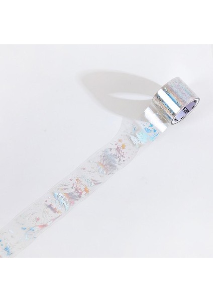 E Stili Dreamland Dağ Kelebek Dergisi Washi Bant Şeffaf Pet Altın Yapıştırıcı Diy Scrapbooking Sticker Etiket Japon Kırtasiye (Yurt Dışından)