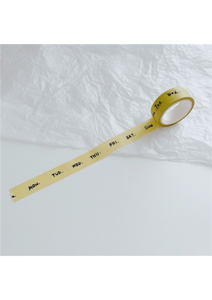 1 Adet C Tarzı Ins Ayı Siyah Beyaz Aşk Kalp Dekoratif Yapışkan Bant Maskeleme Washi Bant Diy Scrapbooking Sticker Etiket Japon Kırtasiye (Yurt Dışından)
