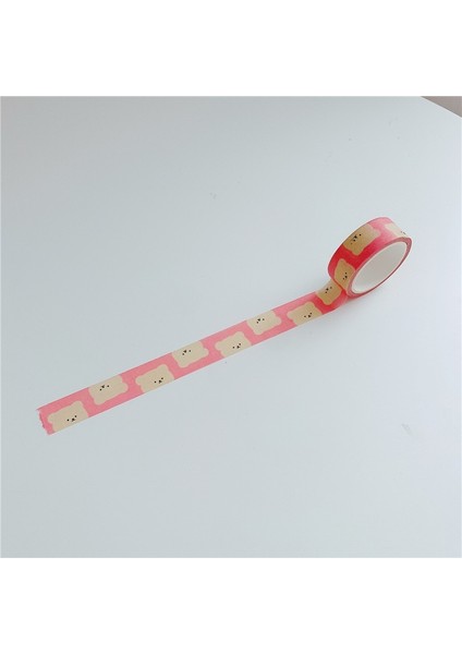 1 Adet C Tarzı Ins Ayı Siyah Beyaz Aşk Kalp Dekoratif Yapışkan Bant Maskeleme Washi Bant Diy Scrapbooking Sticker Etiket Japon Kırtasiye (Yurt Dışından)