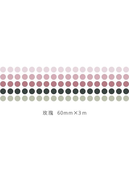 1-B Tarzı 1 Rulo Washi Kağıt Yumuşak Pastel Renkli Yapışkan Noktalar Scrapbooking Sanat Için Maskeleme Bandı Dıy Günlüğü Işareti Planlayıcısı Zarf Sızdırmazlık (Yurt Dışından)