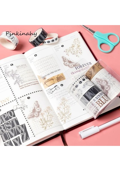 No.1 Tarzı 7 Rollsset Seyahat Serisi Vintage Harita Damgası Avrupa Retro Karakter Dekorasyon Washi Bant Dıy Günlüğü Scrapbooking Maskeleme Bandı (Yurt Dışından)