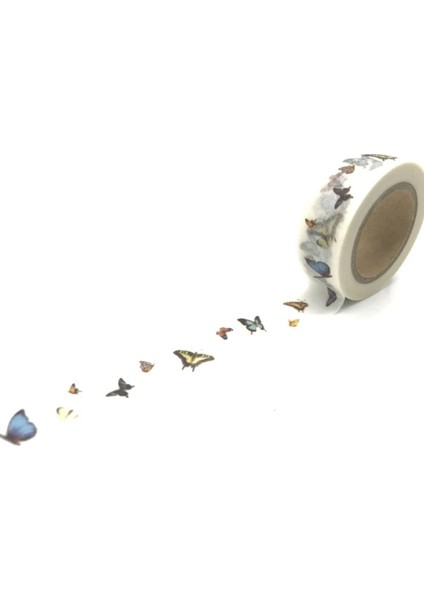 NO.1615 Tarzı S Beden 1.5 cm * 10 M Yortusu Kedi Washi Bant Cadılar Bayramı E Kedi Maskeleme Yapışkan Bant Kawaii Kırtasiye (Yurt Dışından)
